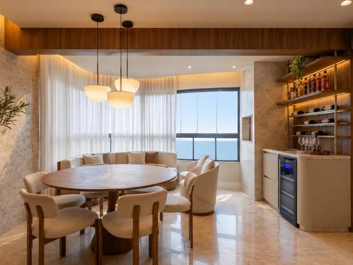 Apartamento 3 dormitórios, Frente Mar na Barra Sul