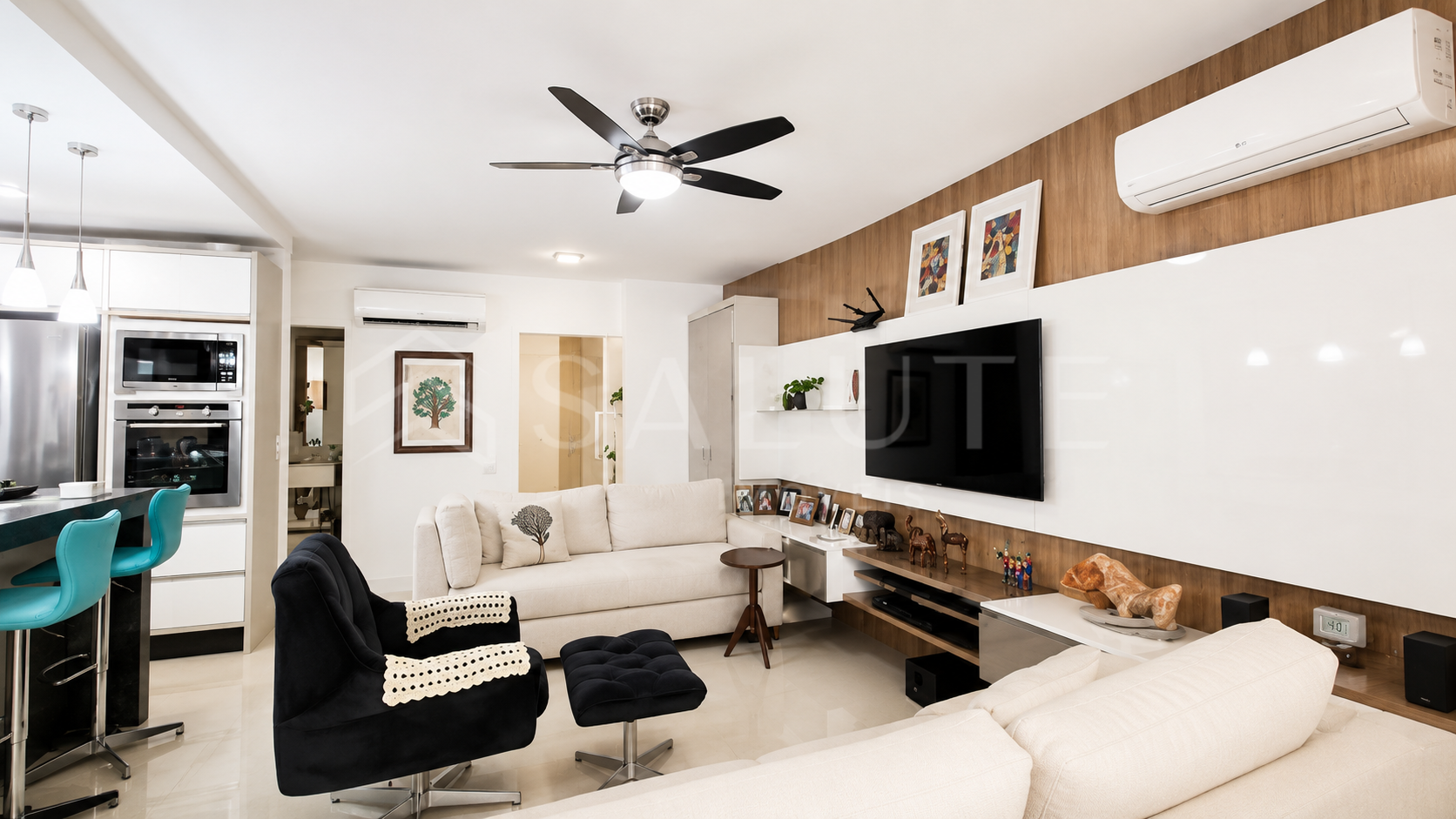 Apartamento aluguel anual 3 suítes no Centro