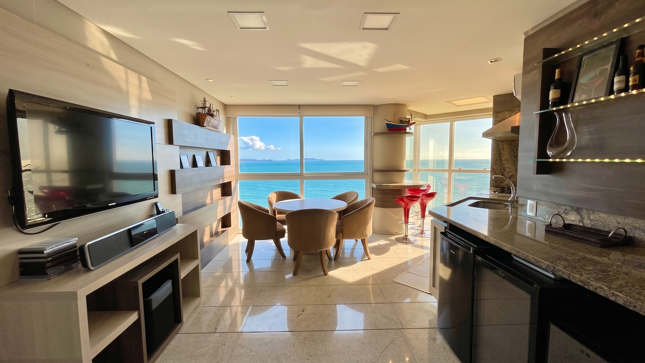 Apartamento aluguel anual com 3 suítes Barra Sul