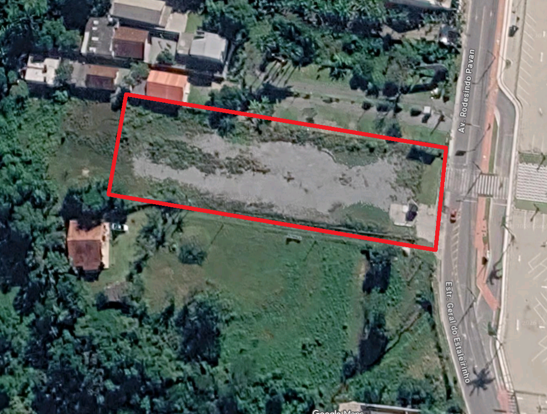 Terreno locação anual 5548m² no Estaleirinho