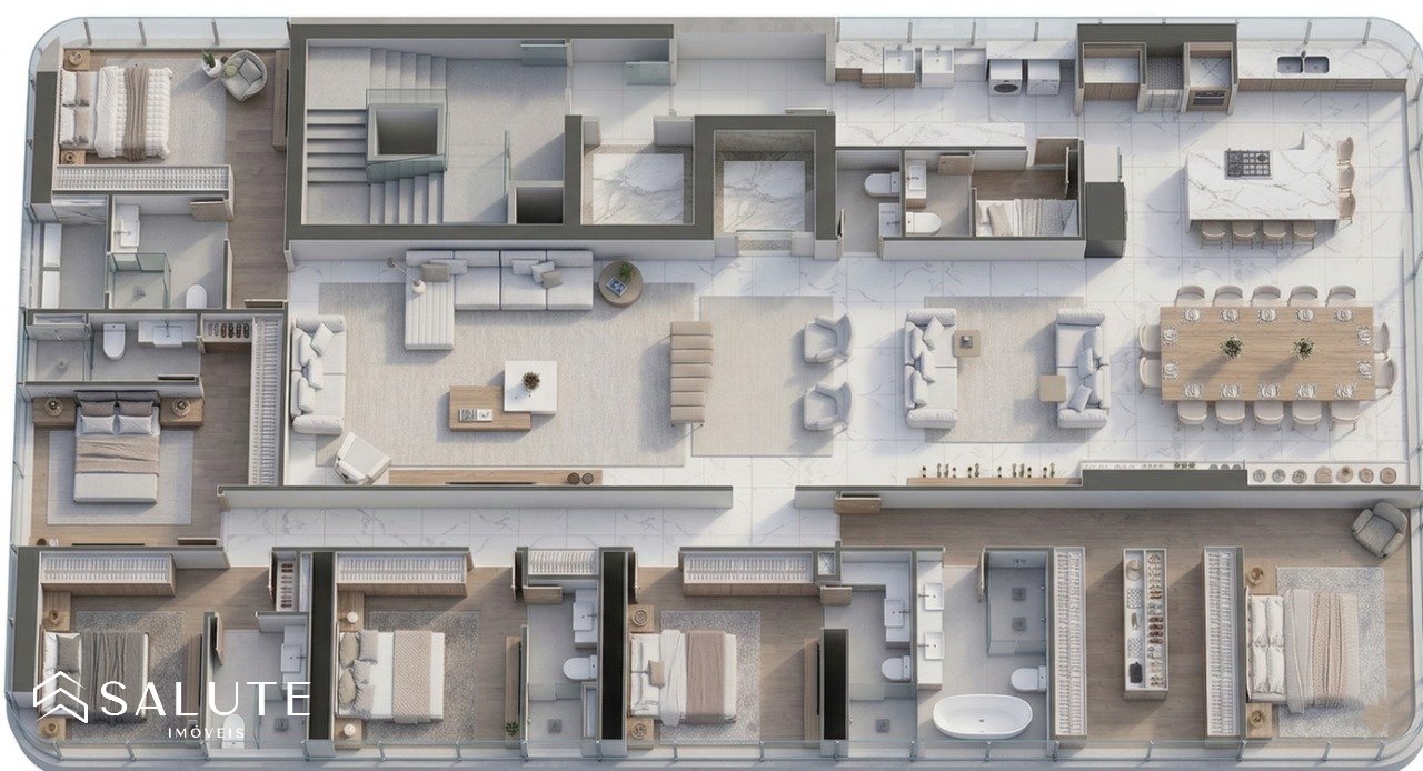 Apartamento à venda 6 suítes na Barra Sul