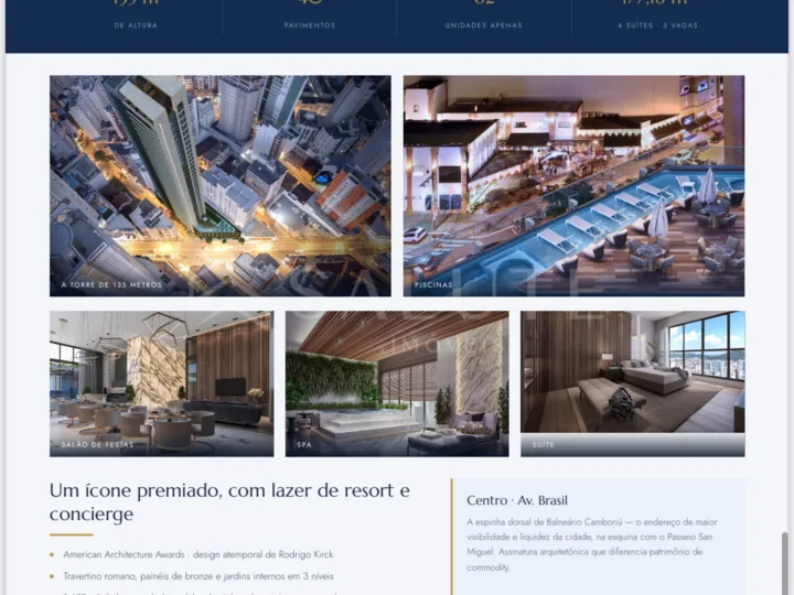 Apartamento à venda 4 suítes no Centro | 135 Jardins