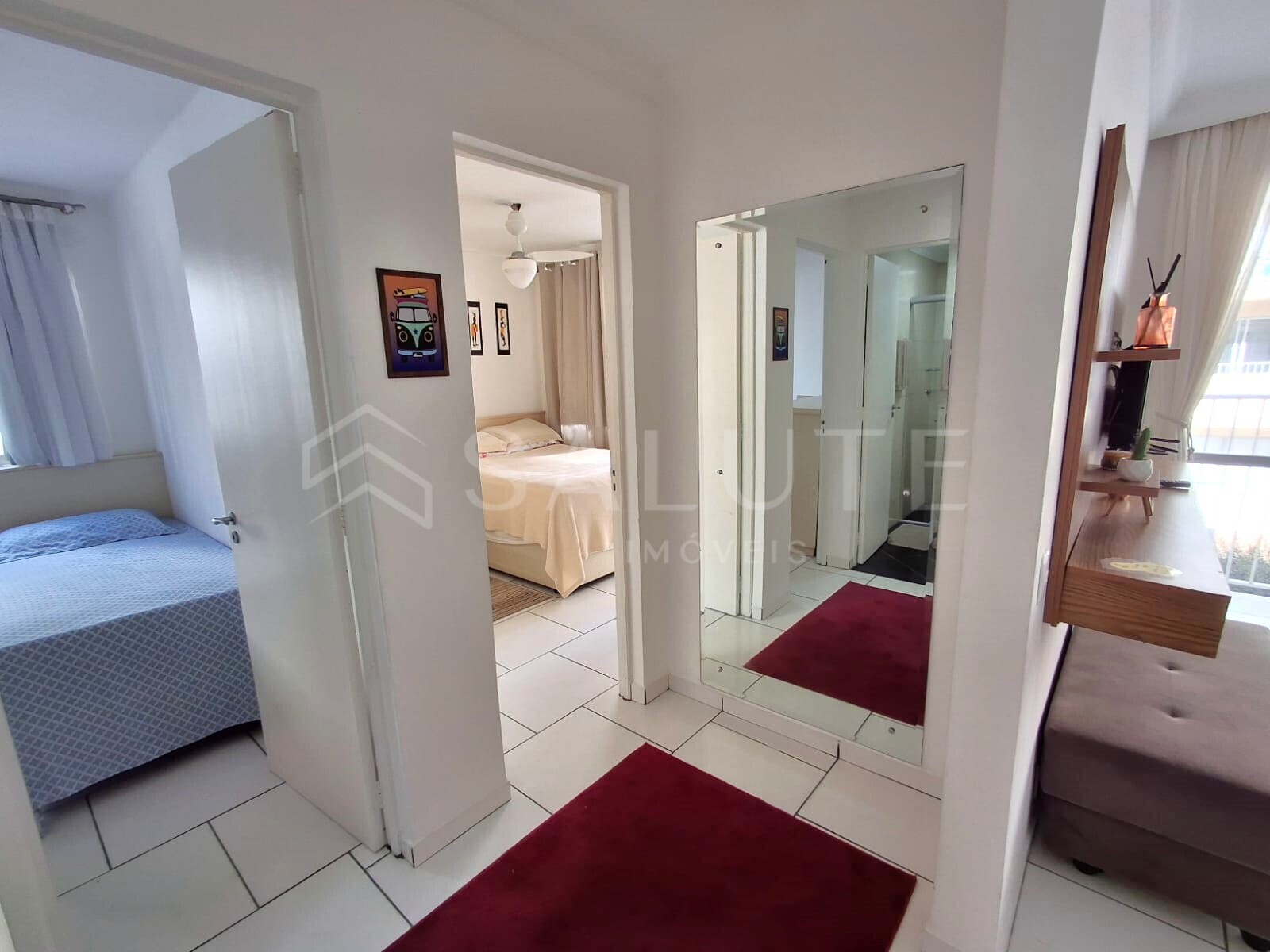 Apartamento aluguel anual 2 dormitórios no Centro