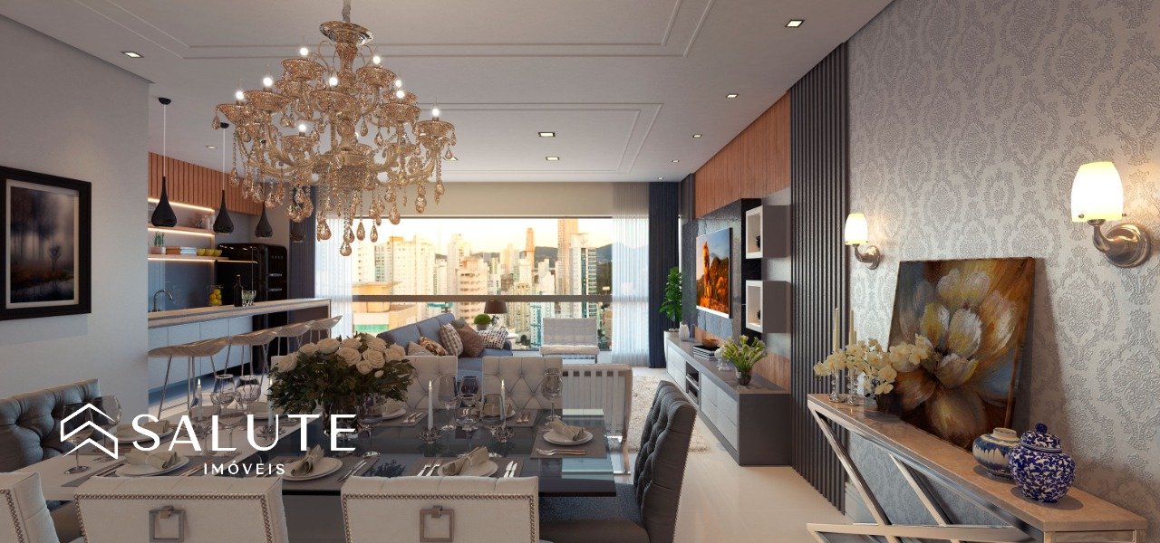 Apartamento com 4 suítes no Centro