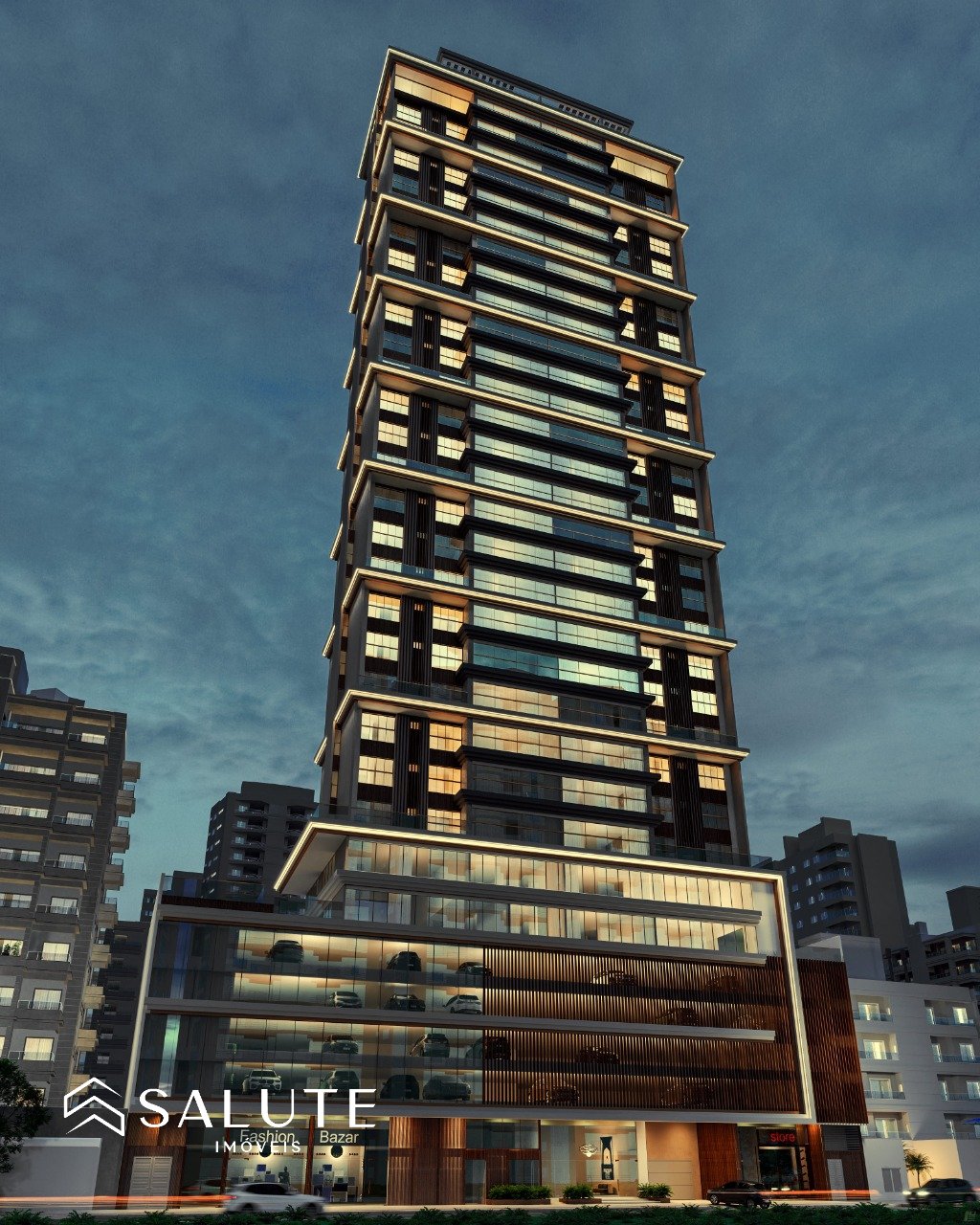 Apartamento com 4 suítes no Centro