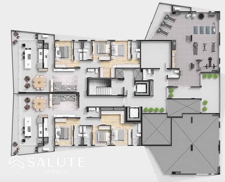 Apartamento à venda com 3 suítes em Piçarras